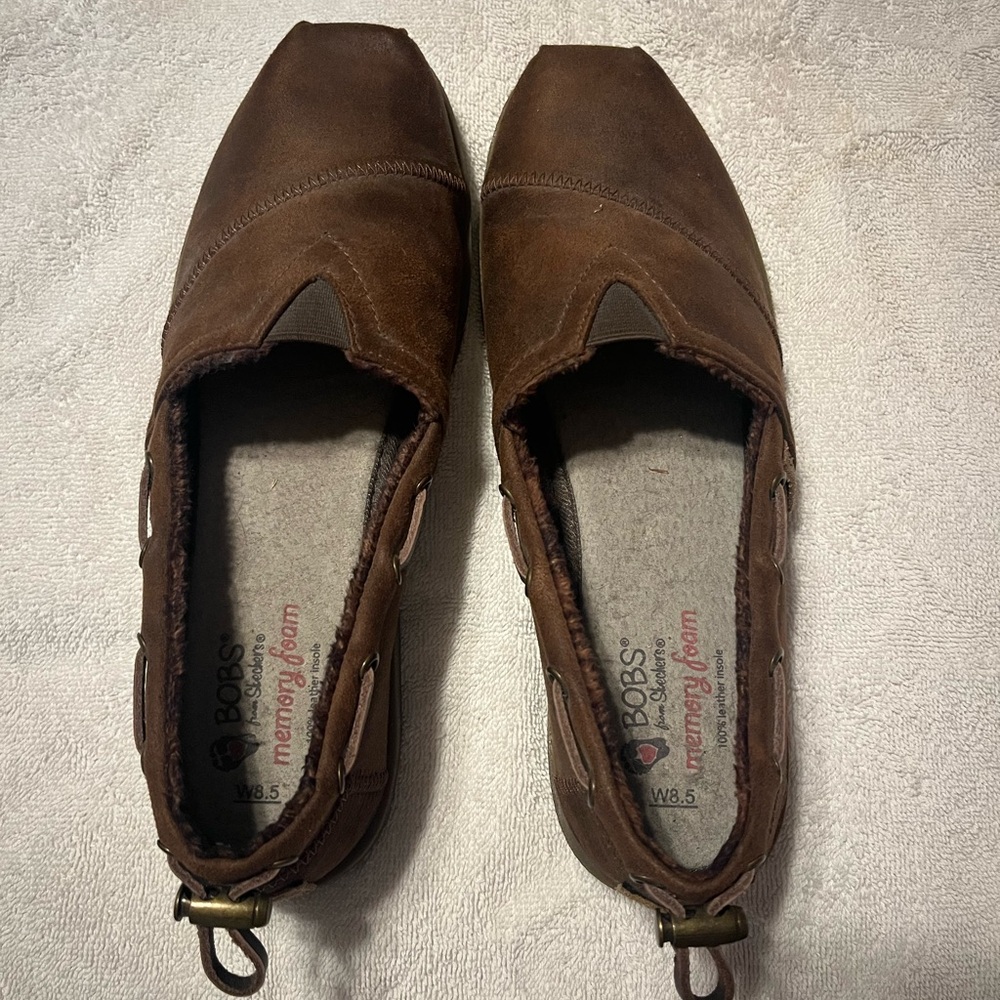 Skechers Brown Memory Foam Loafers